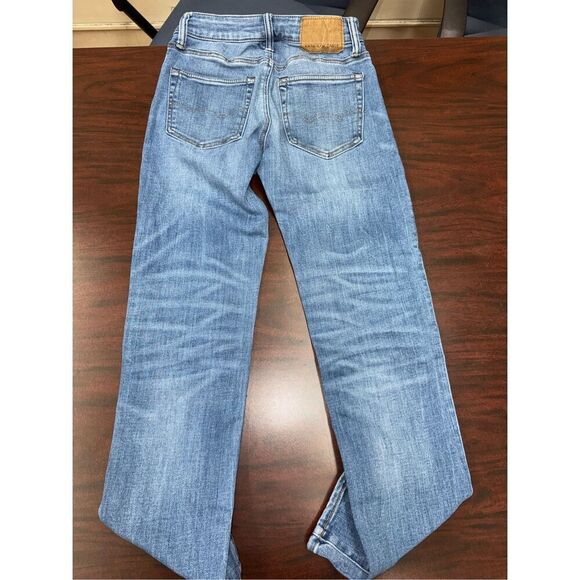 American Eagle Men’s Next Level Airflex Slim Straight Jeans Size 26x30 - Picture 3 of 7